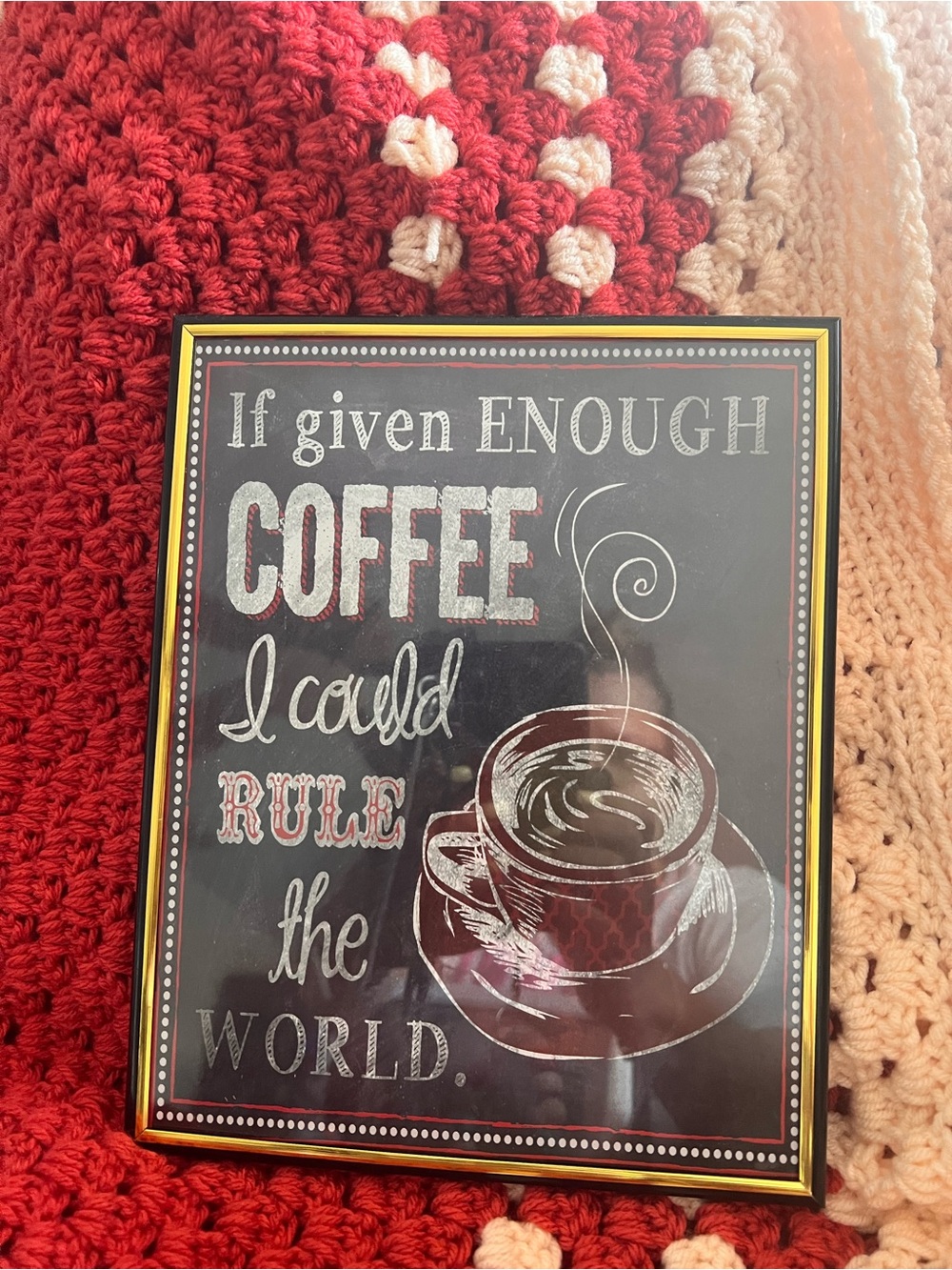 Special Moments Black and Cream Coffee Wall Art Sign